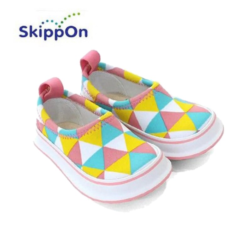 日本 Skippon 兒童戶外機能鞋 - 粉色萬花筒