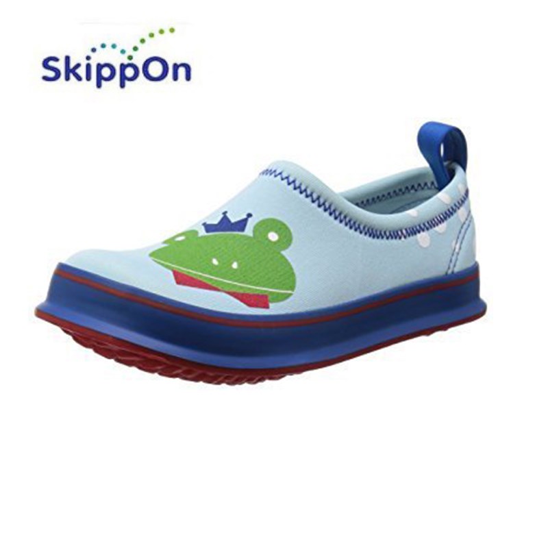 日本 Skippon 兒童戶外機能鞋 - 藍色青蛙