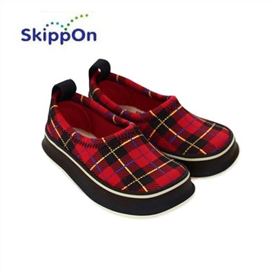日本 Skippon 兒童戶外機能鞋 - 紅格子(會員零碼特價)
