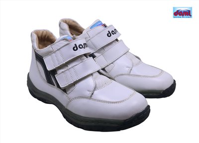 [會員零碼特價] DAMI兒童專業矯正鞋 2505 白 (大童) 
